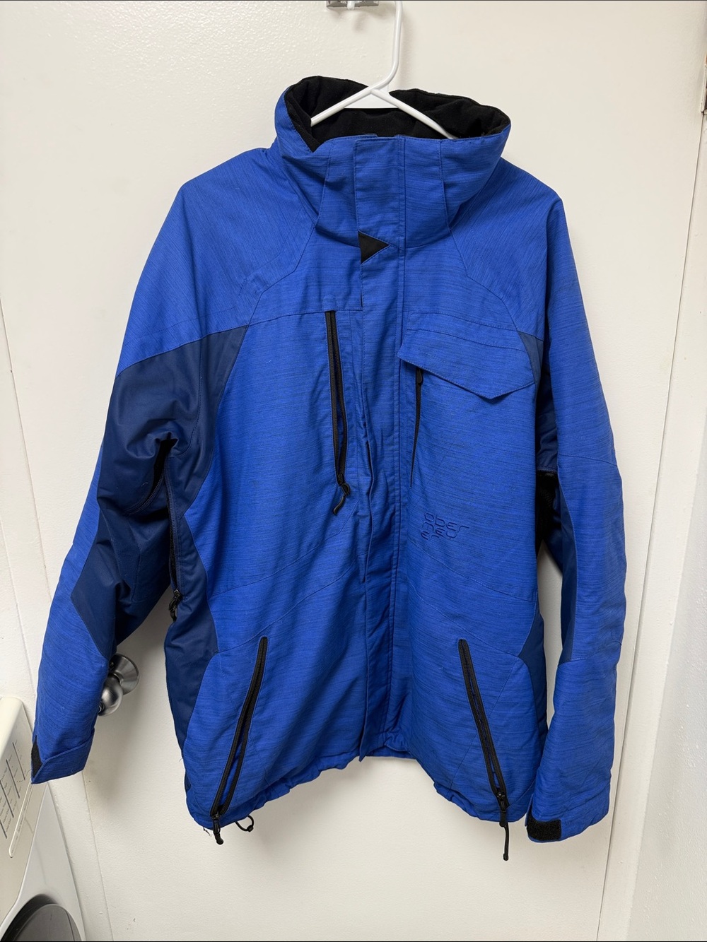 Obermeyer Blue Two-Tone Ski Jacket